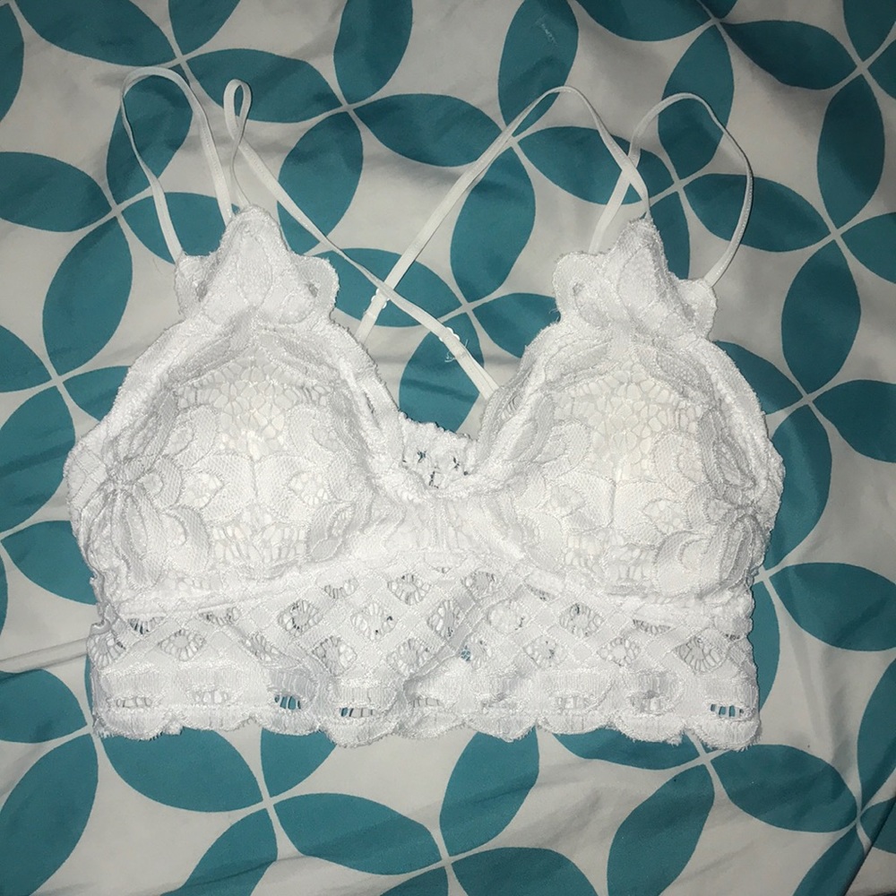 White bralette